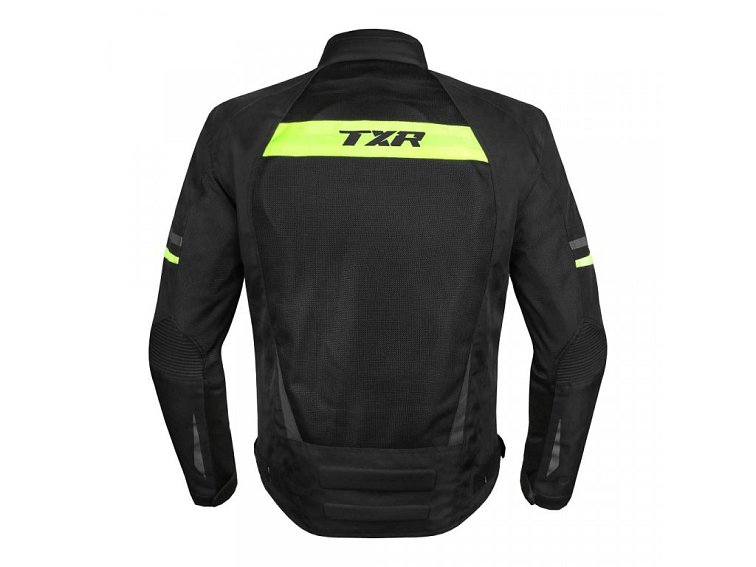 Bunda na motorku TXR Steward černo/šedo/fluo žlutá