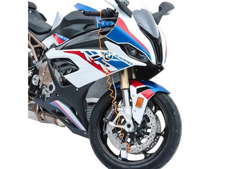 Moto zámek s alarmem 110db TXR černý