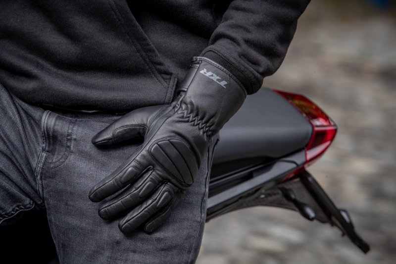 Rukavice na motorku TXR Classic černé – foto 3