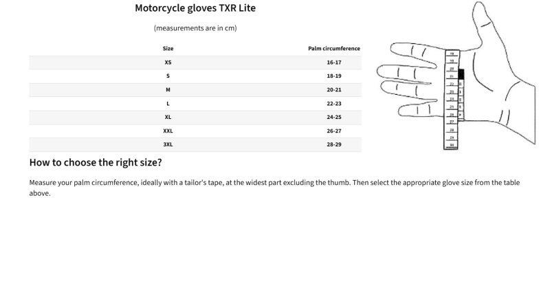 Rukavice na motorku TXR Lite černo-fluo žluté – foto 5