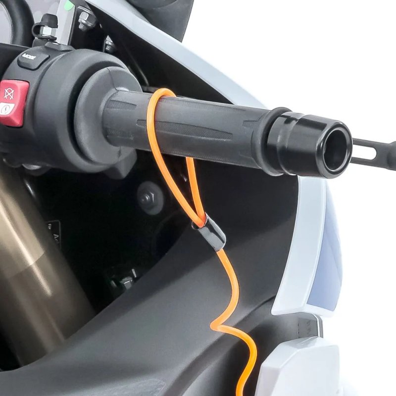 Zámek na motorku s alarmem 110dB TXR chrom – foto 4