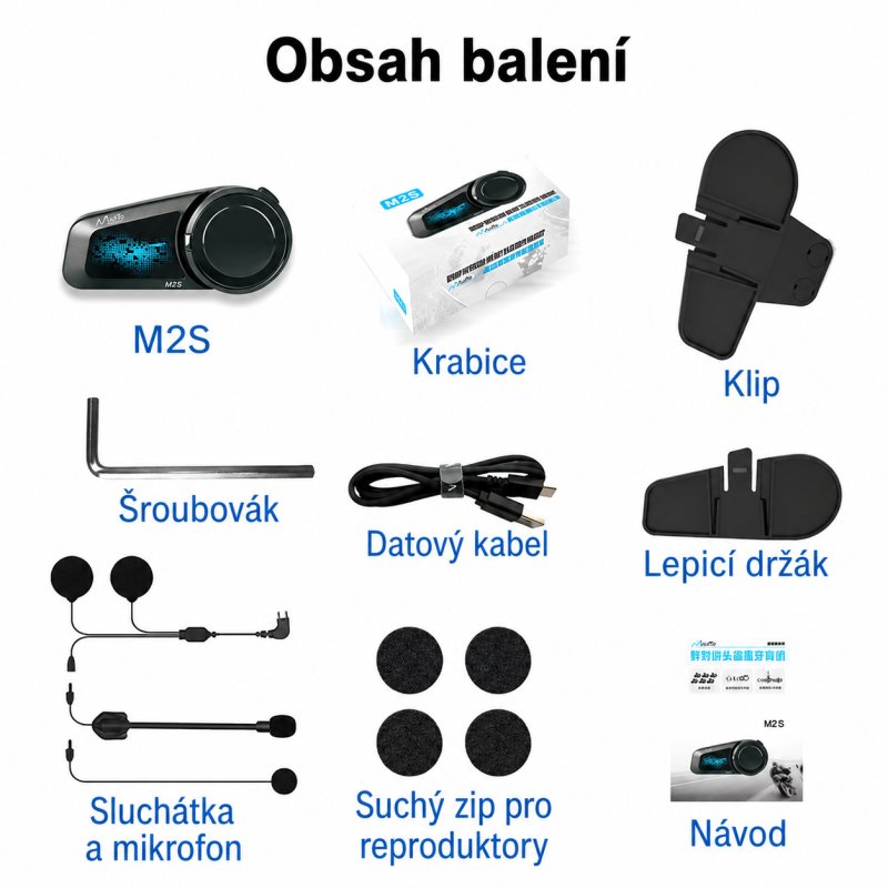 Bluetooth Intercom MaxTo M2S – foto 8