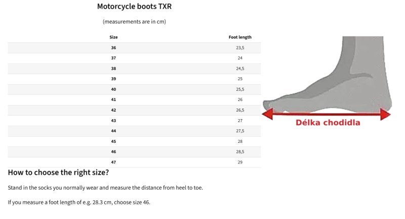 Boty na motorku TXR Xline Freelock – foto 4