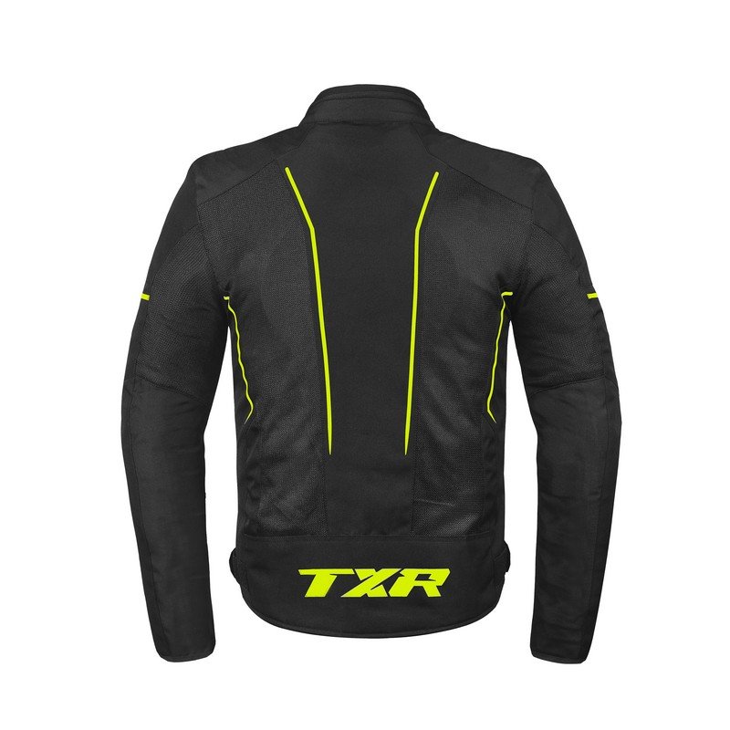 Bunda na motorku TXR Aero černo-fluo žlutá – foto 3