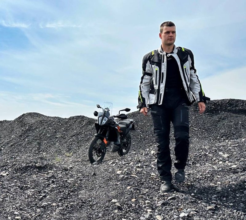Bunda na motorku TXR Expedition černo-šedo-fluo žlutá – foto 7