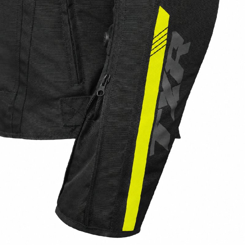 Bunda na motorku TXR Spike 2 černo-fluo-žlutá – foto 7