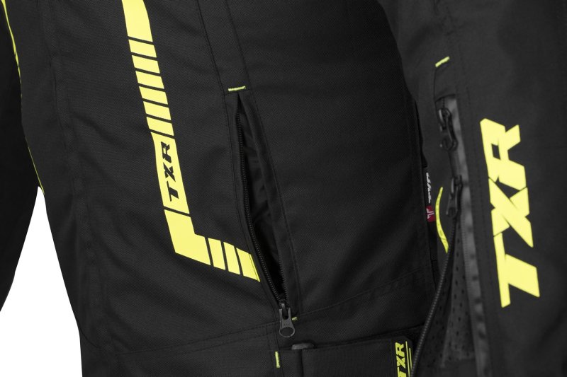 Bunda na motorku TXR Spike černo-fluo žlutá – foto 5
