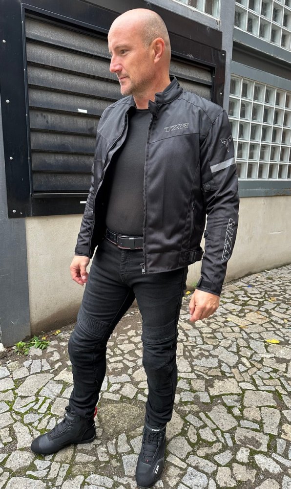 Bunda na motorku TXR Summer černá – foto 6