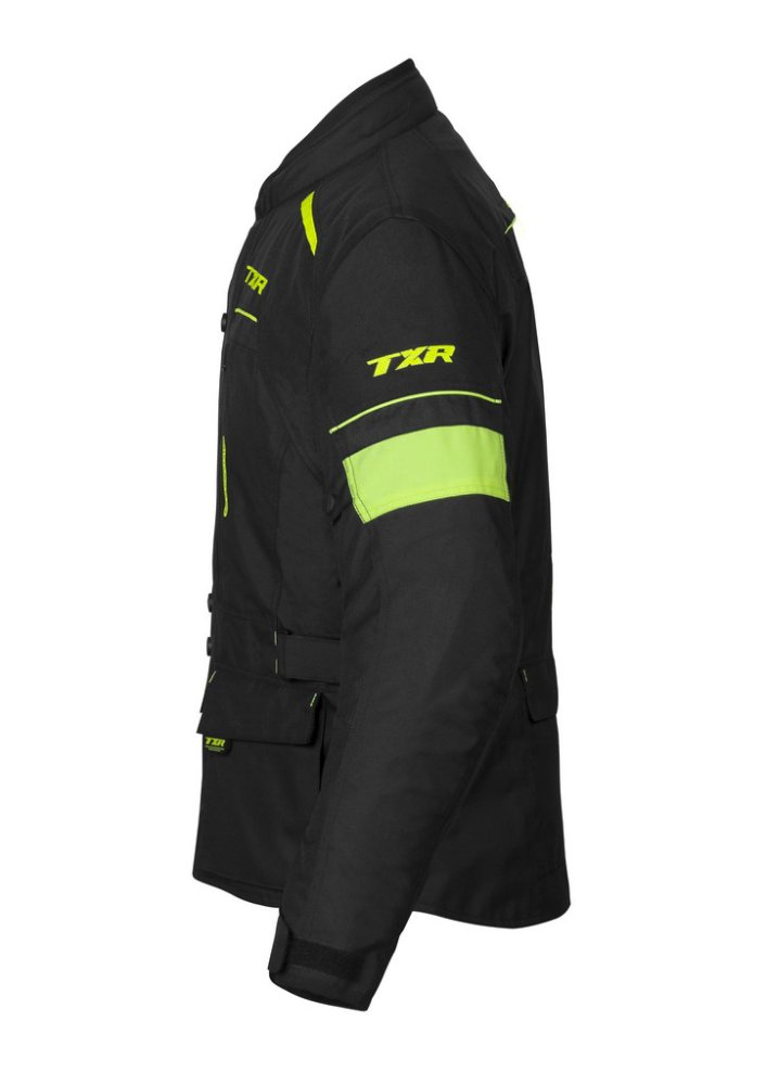 Bunda na motorku TXR Visper černo-fluo žlutá – foto 6