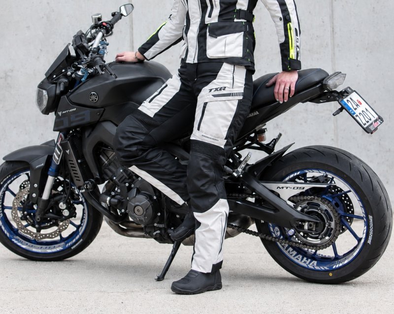 Dámské kalhoty na motorku TXR Expedition černo-šedé – foto 7
