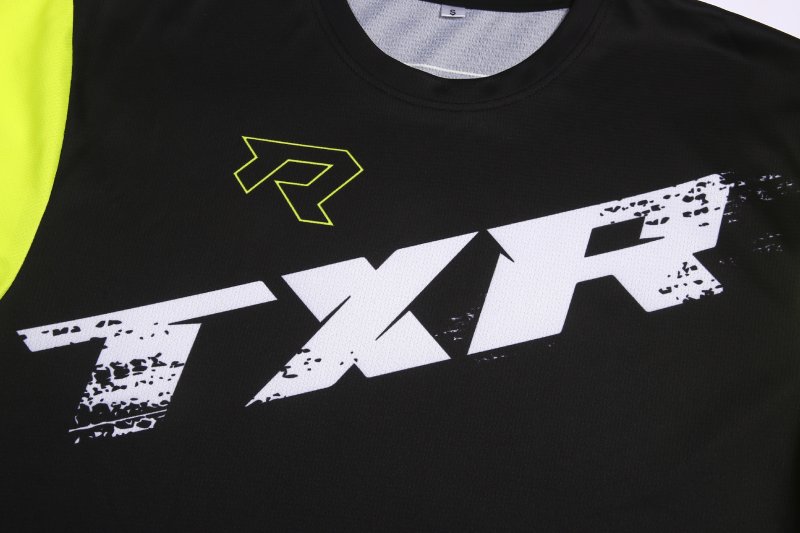 Dětský motokrosový dres TXR Pulse černo-fluo žlutý – foto 4