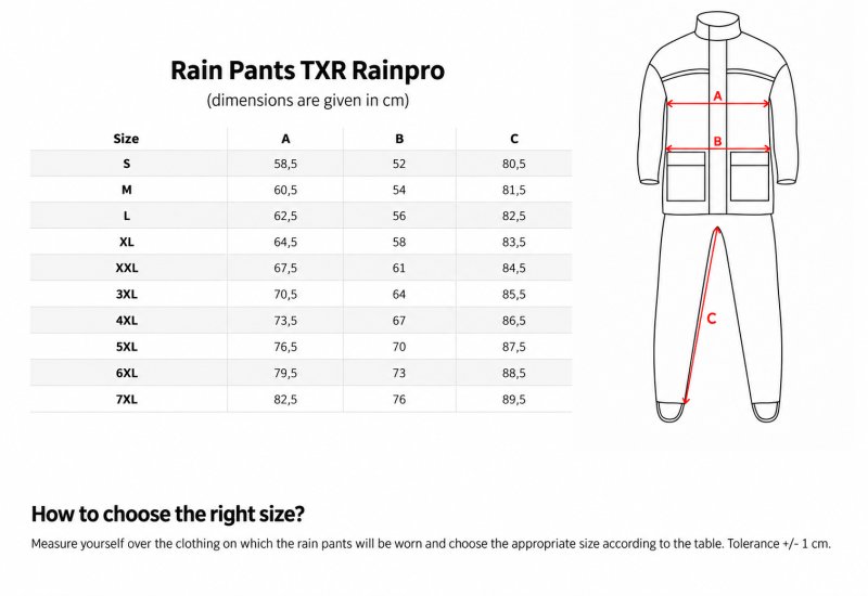 Kalhoty do deště TXR Rainpro – foto 5