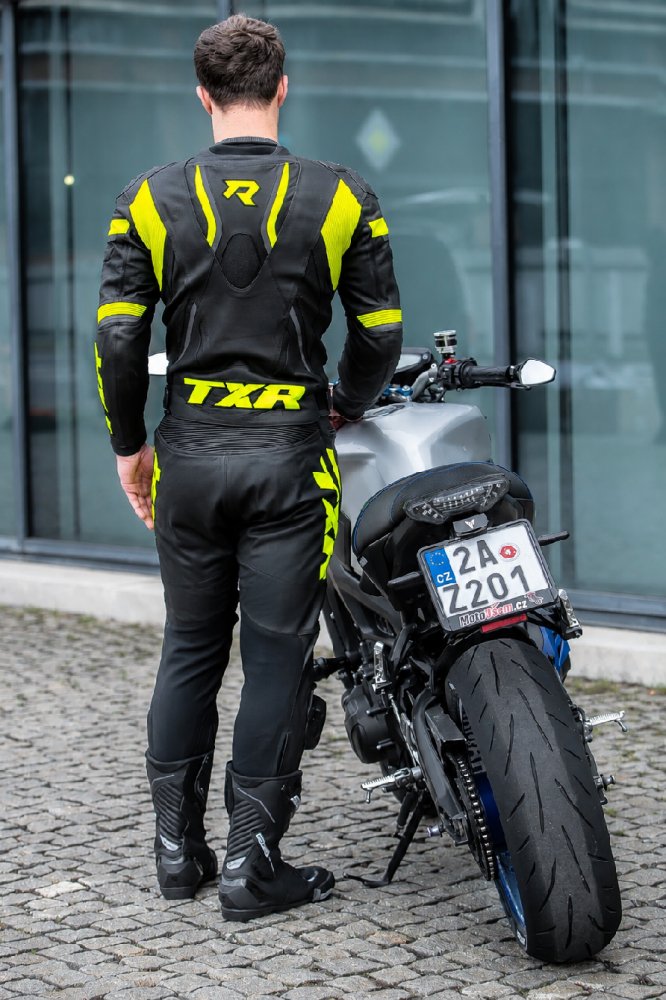 Kombinéza na motorku TXR GP1 černo-fluo-žlutá – foto 17