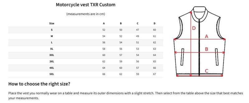 Kožená vesta na motorku TXR Custom – foto 8
