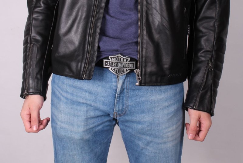 Kožený opasek Harley-Davidson – foto 2