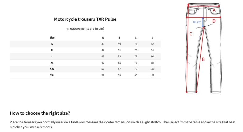 Motokrosové kalhoty TXR Pulse černé – foto 3