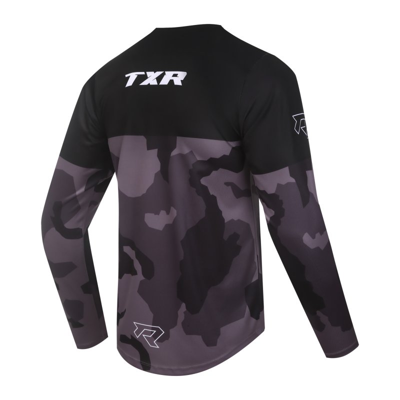 Motokrosový dres TXR Camo šedý – foto 2