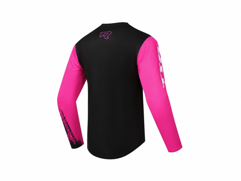 Motokrosový dres TXR Pulse černo-růžový – foto 2