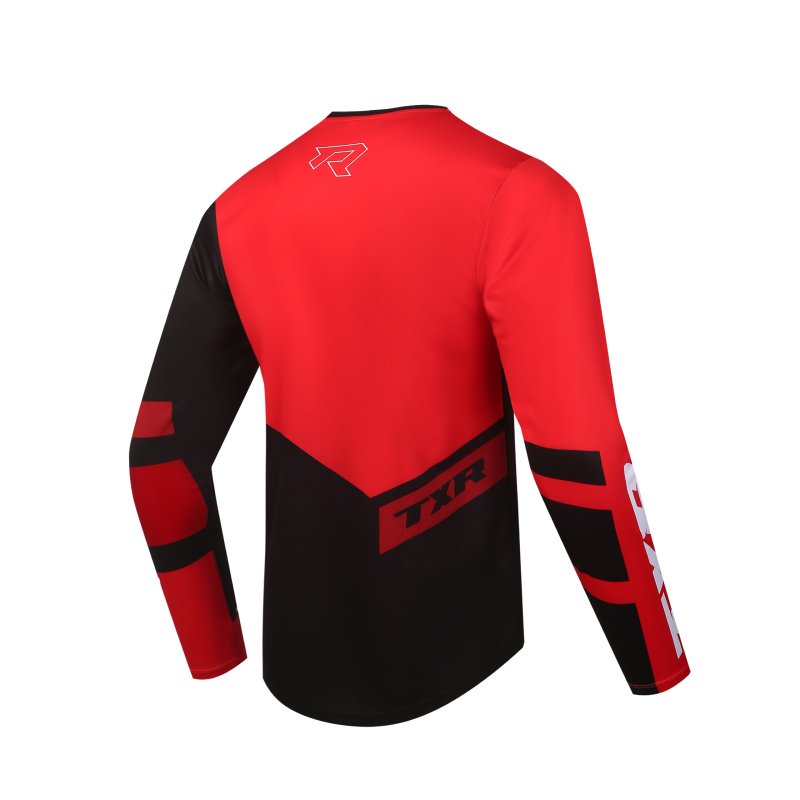 Motokrosový dres TXR Vortex černo-červený – foto 2