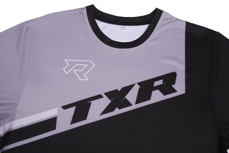 Motokrosový dres TXR Vortex černo-šedý – foto 3