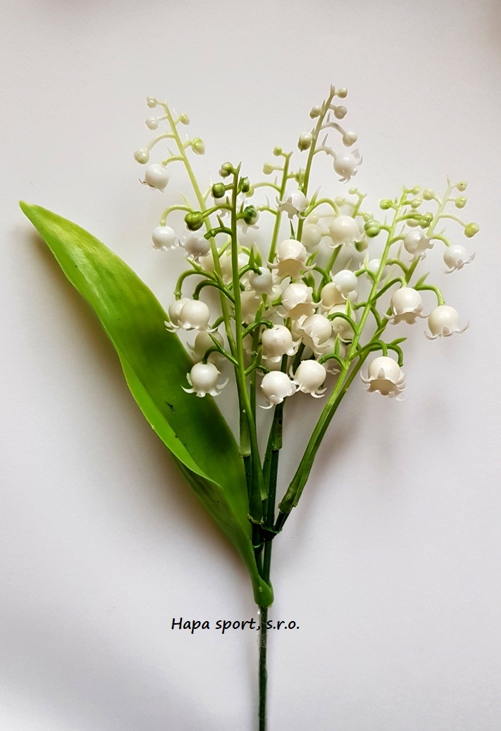 Konvalinky s listem - 23 cm