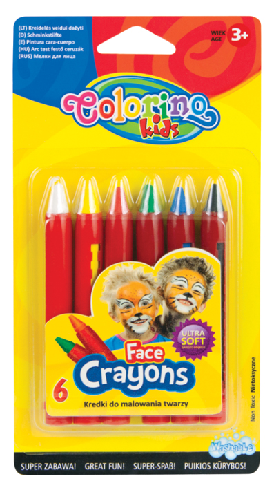 Barvy na obličej Colorino - 6 barev