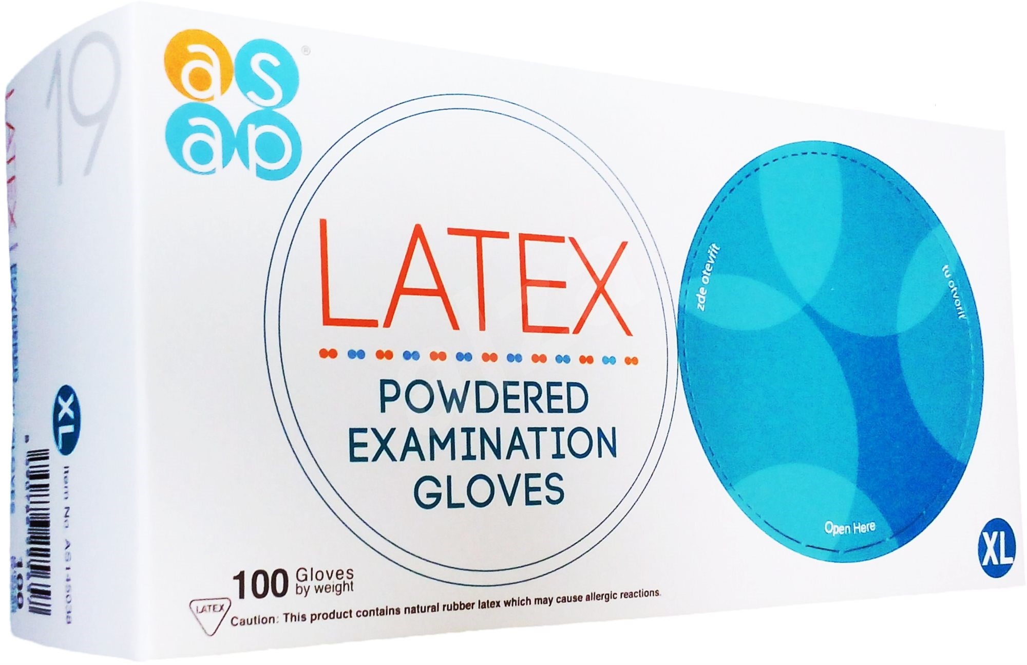 Rukavice latexové XL 100ks