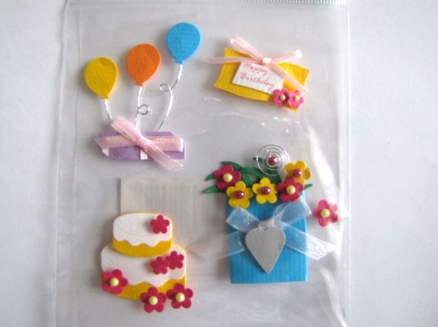 Samolepky PWI 3D - inspir. ( oslava č.2 ) scrapbooking