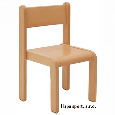 Školní dětská židle - přírodní vel. 26,30,34,38cm