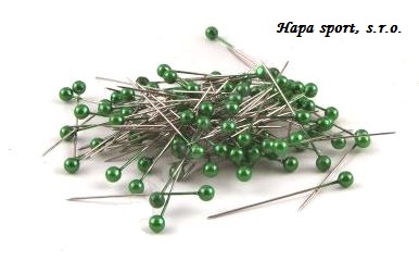 Dekorační špendlík - 38mm ( zelený )