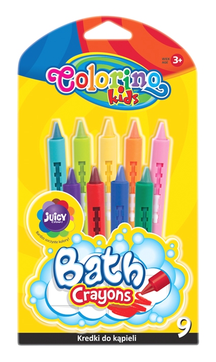 Voskovky Colorino do vany - 9 barev