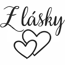 Z LÁSKY - gumové razítko