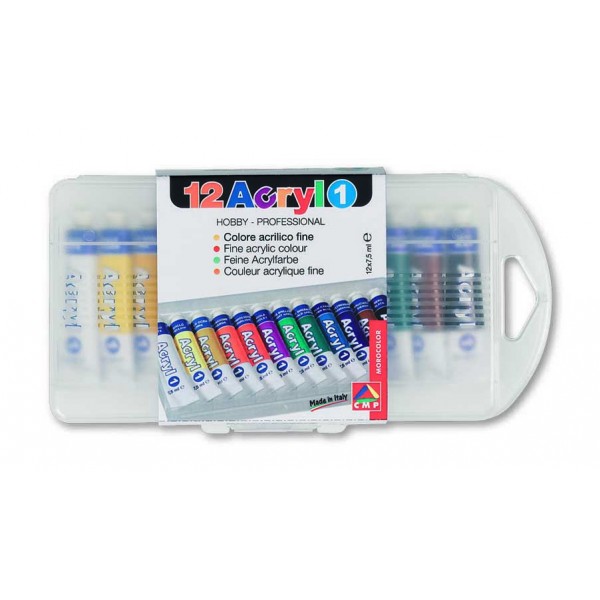 Akrylové barvy PRIMO sada ( 12x7,5ml )