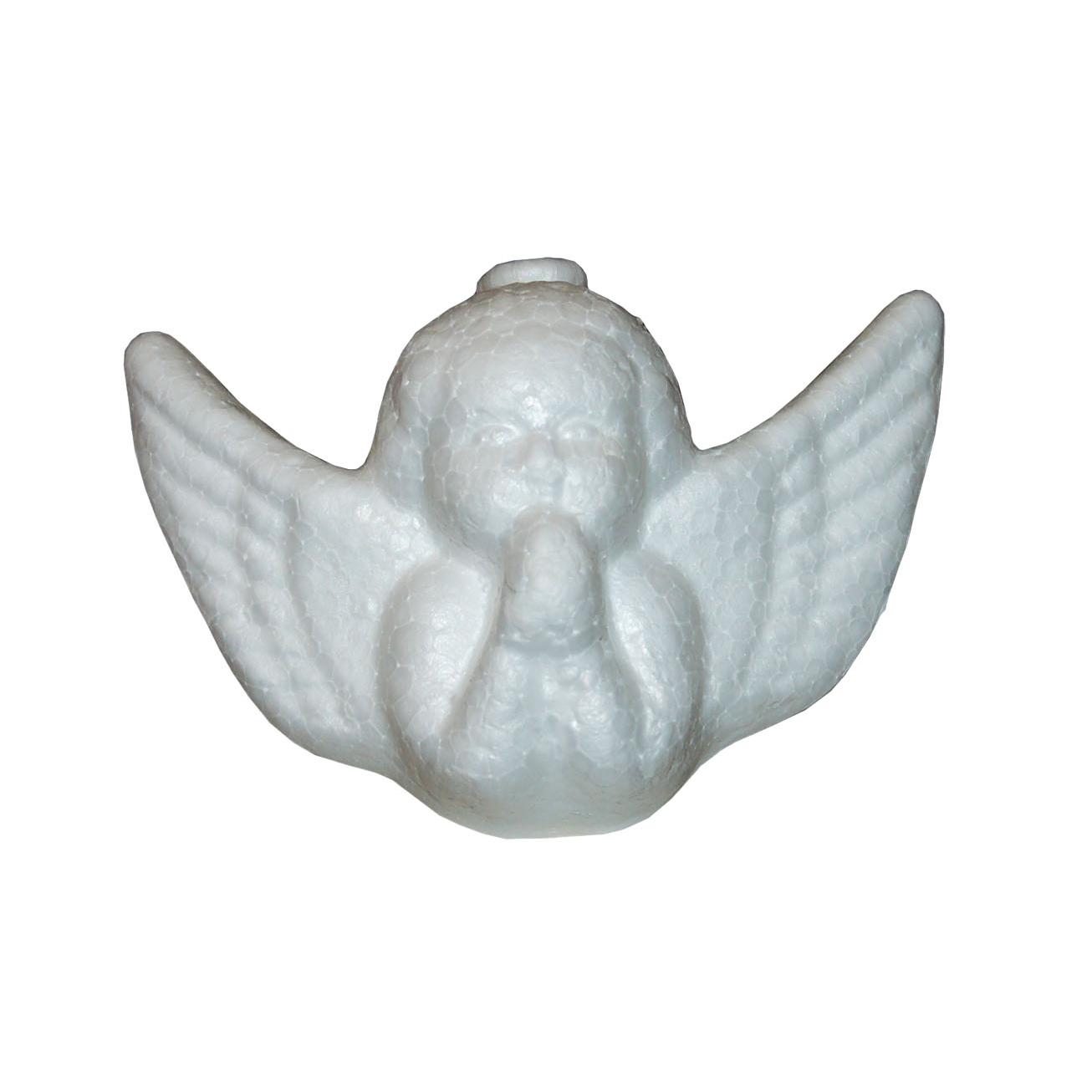 Anděl polystyren ( 9x 6,5cm ) - 1ks