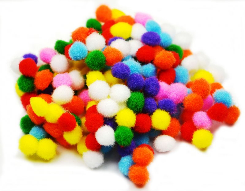 Bambulky ECONOMY - mix barev Ø10mm ( 200ks v balení )